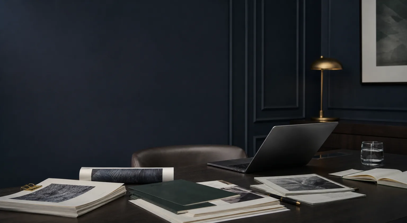 Private-capital research materials and article drafts in an editorial workspace